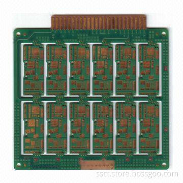 Multilayered HDI PCB with 0.1mm Trace, Suitable for Telecommunication